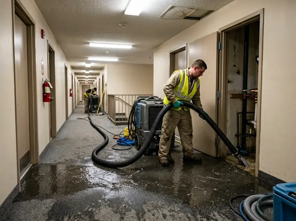 multi-unit-apartment-hallway-f-005 — frequently asked questions, Emergency Burst Pipe Water Extraction & Removal in Mount Cl…